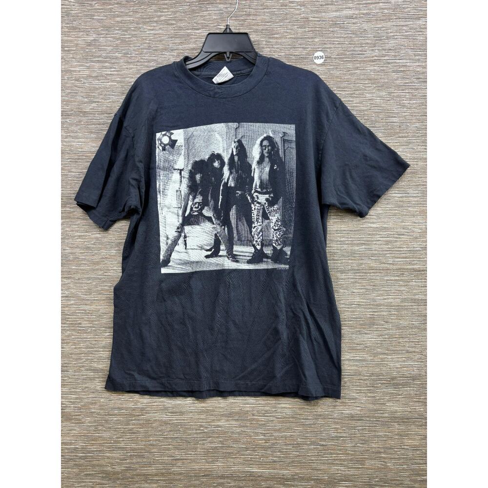 Vintage Bullet Boy On Tour 1989 T-shirt Mens Size XL Black Short Sleeve